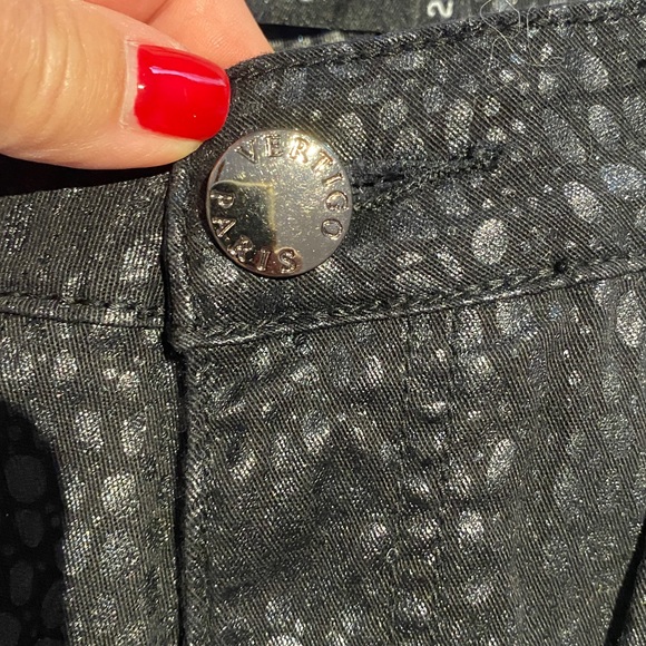 Black Patterned Pants - Picture 7 of 10